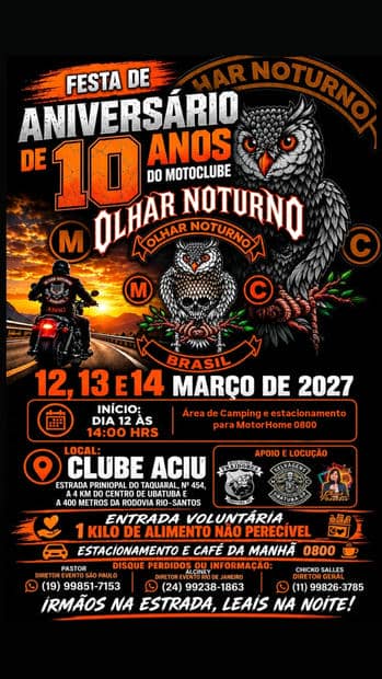 Flyer do evento